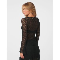 Matria lace blouse Neo Noir, black