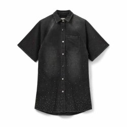 May long shirt Sofie Schnoor, washed black