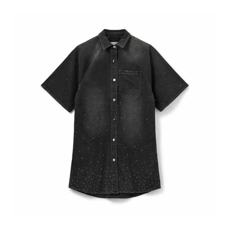 May long shirt Sofie Schnoor, washed black