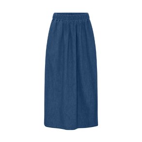 Helsinki denim ankle skirt Frau, medium blue denim