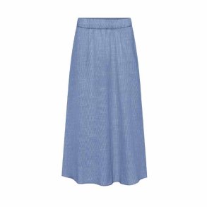 Melbourne ankle skirt Frau, medium blue stripe