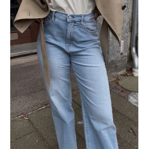 Melja relaxed straight jeans Replay, light blue denim