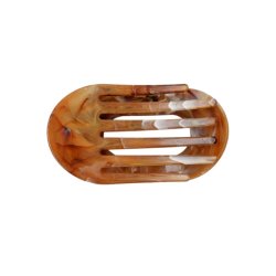 Milla twirl hair claw Black Colour, coffee creme