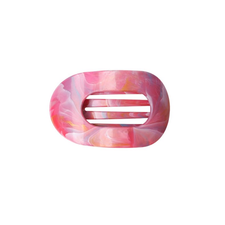 Milla twirl hair claw Black Colour, pink multi