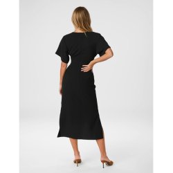 Miloine drape dress Neo Noir, black