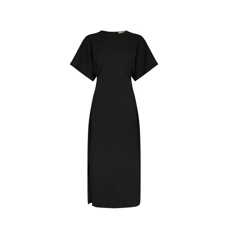 Miloine drape dress Neo Noir, black