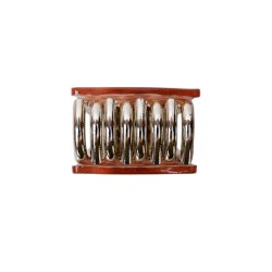 Kaz small hair claw Black Colour, camel leo