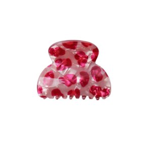 Flick small hair claw Black Colour, pink