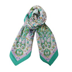 Zyra mini scarf Black Colour, green