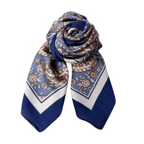 Liora mini scarf Black Colour, blue