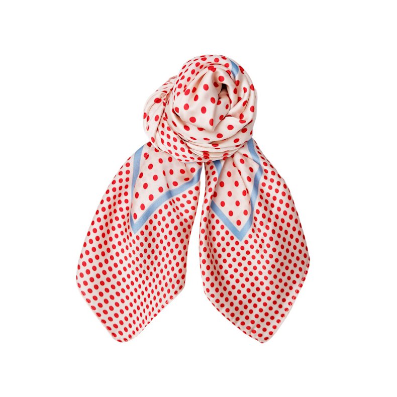 Amarin mini scarf Black Colour, creme