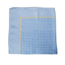 Amarin mini scarf Black Colour, light blue