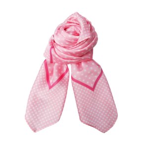 Amarin mini scarf Black Colour, light pink
