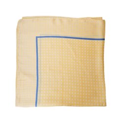 Amarin mini scarf Black Colour, light yellow