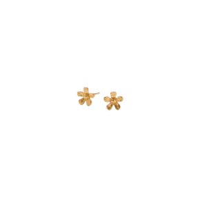 Mini wild poppy earsticks Pernille Corydon, gold
