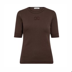 Grannycc embroidery ss tee co'couture, mocca