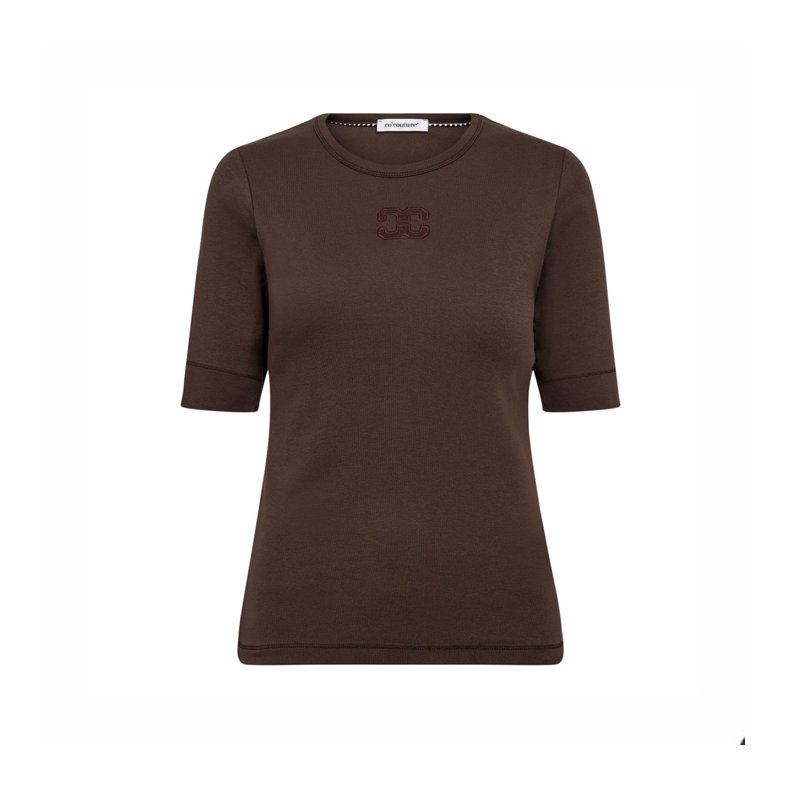Grannycc embroidery ss tee co'couture, mocca