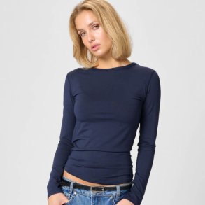The modal blouse My Essential Wardrobe, navy