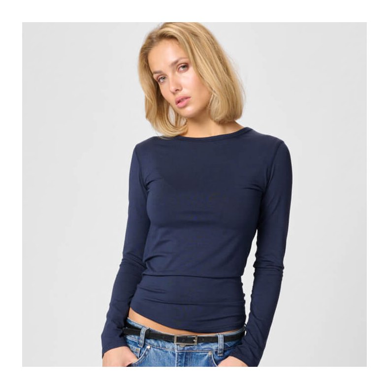 The modal blouse My Essential Wardrobe, navy
