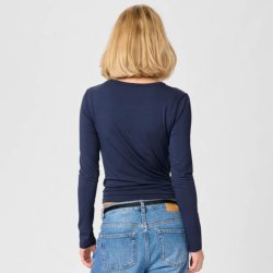 The modal blouse My Essential Wardrobe, navy