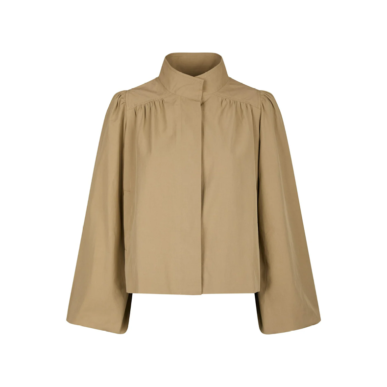 Neo Noir Tirsa twill jacket, sand
