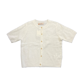 MMThora ss knit cardigan Mos Mosh, ecru