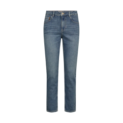 Mos Mosh Asya jentra jeans ankle, mid blue 