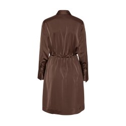 Nakita dress Karmamia, semi rich brown