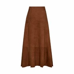 Naomi long skirt Depeche, cognac