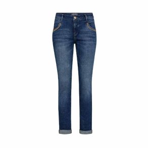 Naomi ricamo jeans Mos Mosh, mid blue