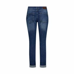 Naomi ricamo jeans Mos Mosh, mid blue