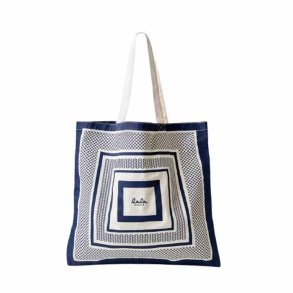 Maja canvas tote Lala Berlin, heritage stripe navy