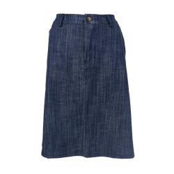 Bcbox midi skirt Black Colour, navy denim