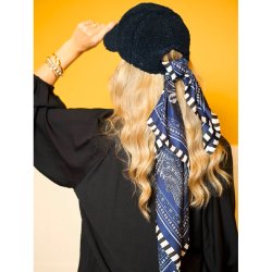 Bctressa mini scarf Black Colour, navy