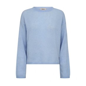 Mape o-neck knit Mos Mosh, brunnera blue