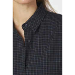 Dita check shirt Neo Noir, dark blue