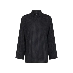 Dita check shirt Neo Noir, dark blue