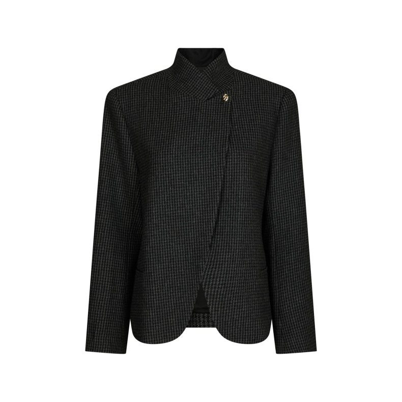 Paria check blazer Neo Noir, dark grey