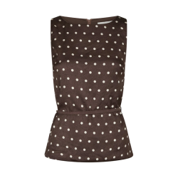 Neo Noir Nassa big dot top, dark brown