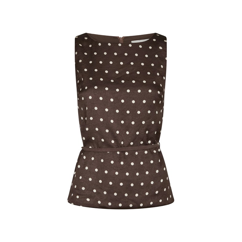 Neo Noir Nassa big dot top, dark brown
