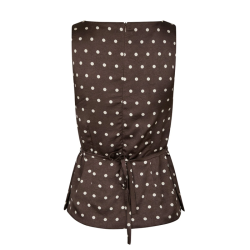 Neo Noir Nassa big dot top, dark brown