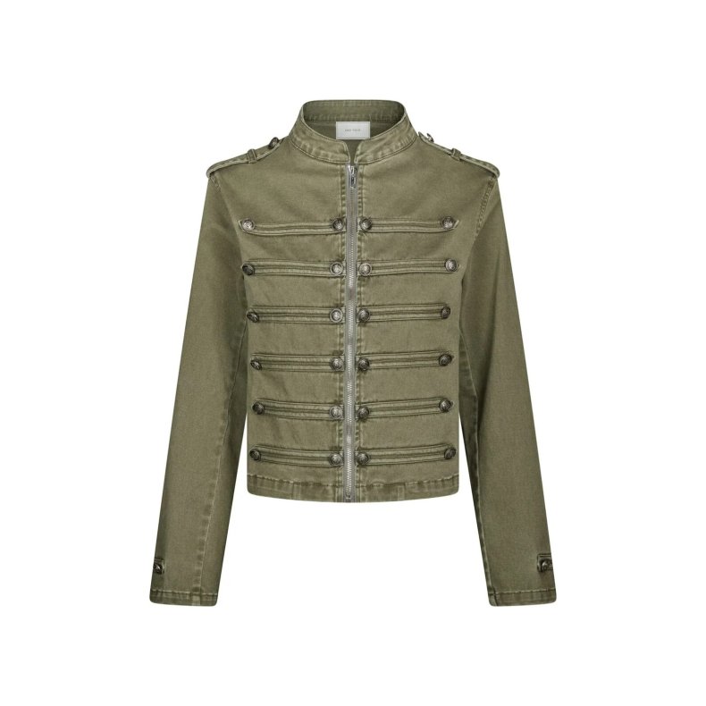 Sivena denim jacket Neo Noir, army