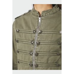 Sivena denim jacket Neo Noir, army