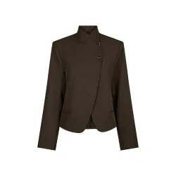 Tiria structure blazer Neo Noir, dark brown