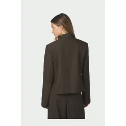 Tiria structure blazer Neo Noir, dark brown