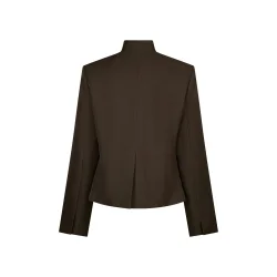Tiria structure blazer Neo Noir, dark brown