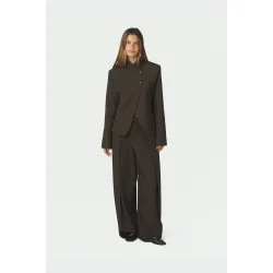 Tiria structure blazer Neo Noir, dark brown