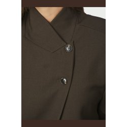 Tiria structure blazer Neo Noir, dark brown