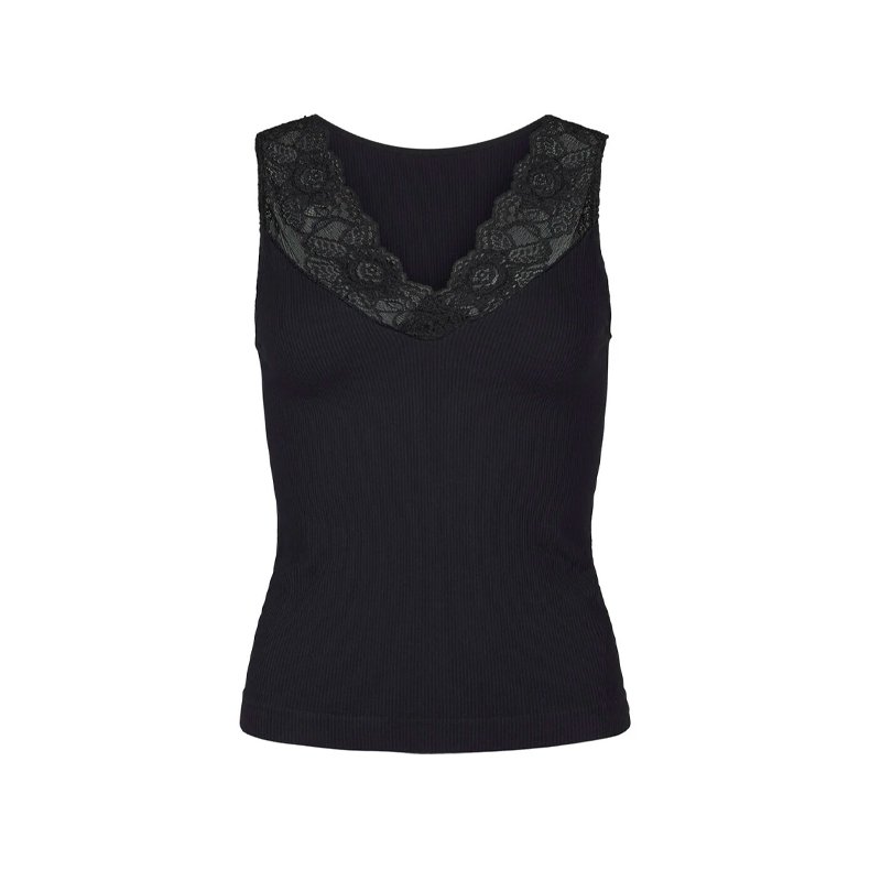 Belen v-lace top Tim &amp; Simonsen, nero