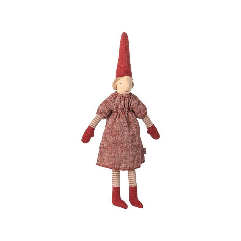 Nisse str. 2 Maileg, rd kjole